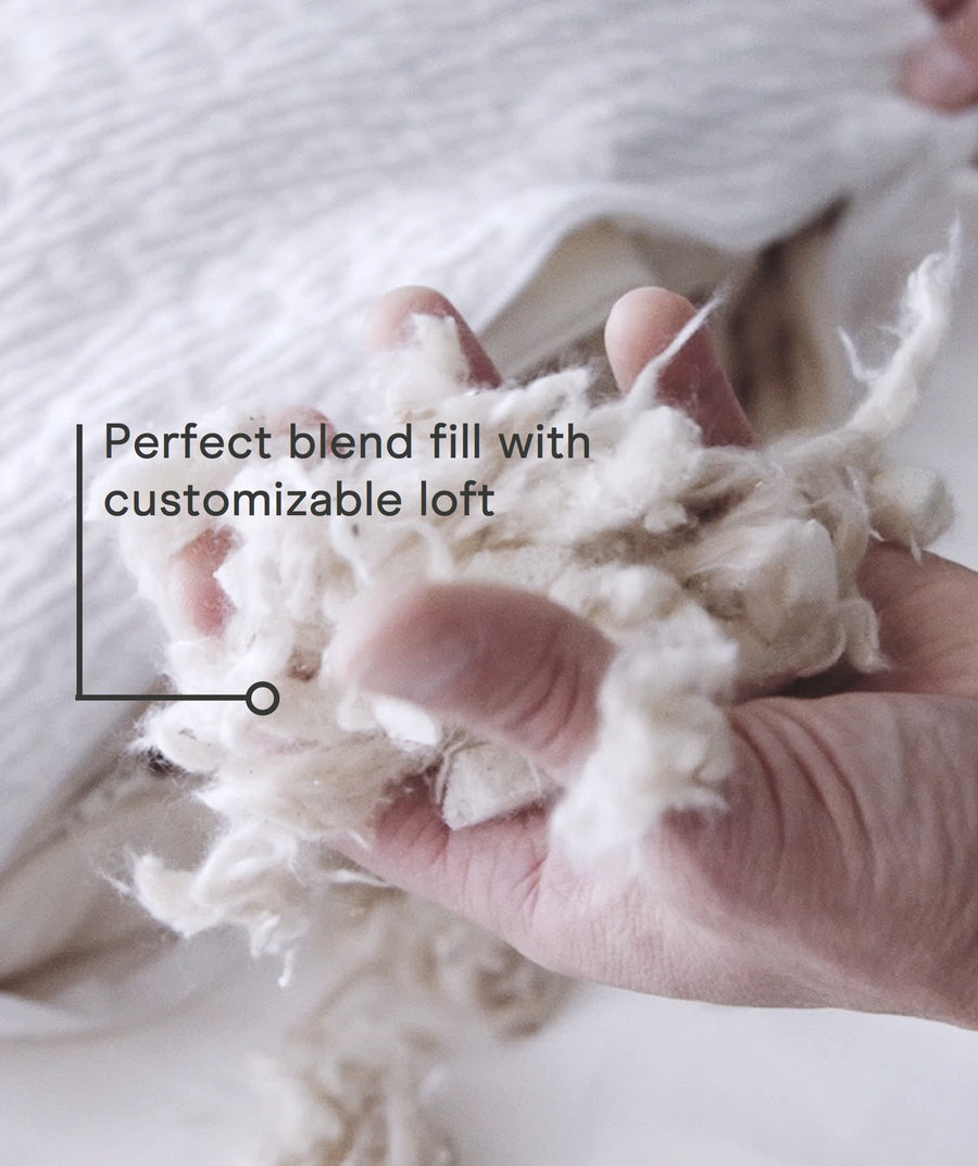 Shredded Kapok / Latex Blend Luxury Organic Stuffing for pillows cushions pet beds - biodegradable main image 0