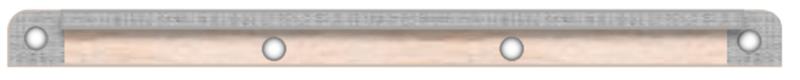 End Rails x 2 | Interchangeable for either the  head or foot